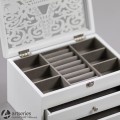 Biała szkatułka - 2 szufladki 113556 | 3