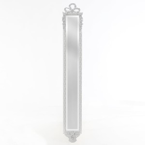 Lustro 102225 - białe i rzeźbione - eleganckie i oryginalne