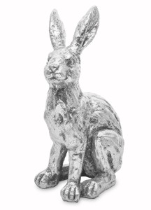 Srebrna Figurka Królika | Dekoracja Wielkanocna