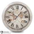 Zegar stylowy z mapami 97155