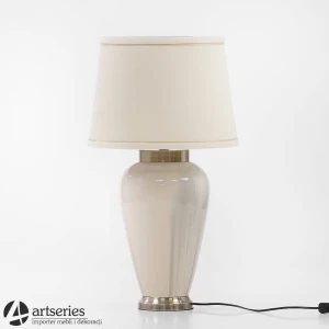 Stojąca, ciężka i solidna lampa ceramiczna do salonu, sypialni