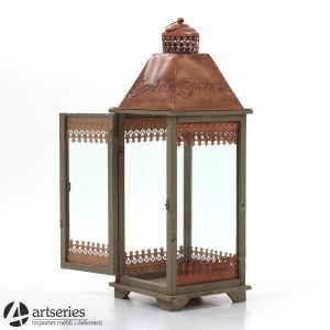 Dekoracyjny lampion stylowy ogrodowy - duży 94449d