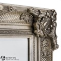 Stylowe lustro w srebrnej ramie 123008 | 3